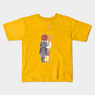 Goth Season and Pumpkin Spice Season Kids T-Shirt